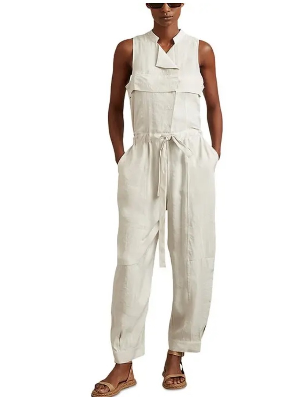 REISS Skylar Utility Jumpsuit PTP 17